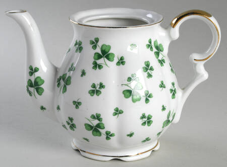 Shamrock St Patrick Teapot No Lid