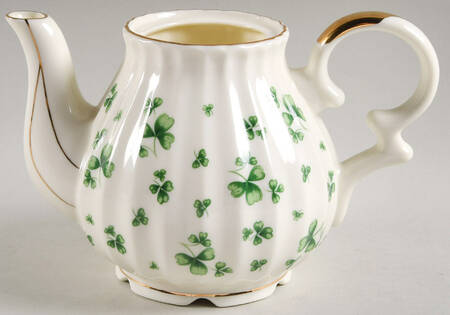 Shamrock St Patrick Musical Teapot No Lid