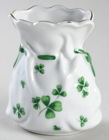 Shamrock St Patrick Vase
