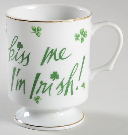 Shamrock St Patrick Irish Coffee Mug