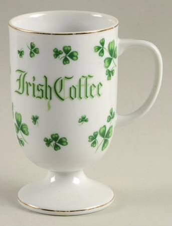 Shamrock St Patrick Irish Coffee Mug
