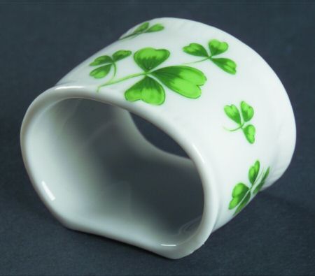 Shamrock St Patrick Napkin Ring