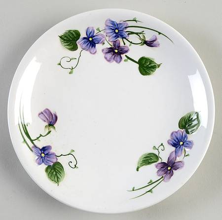 Sweet Violets Bread & Butter Plate