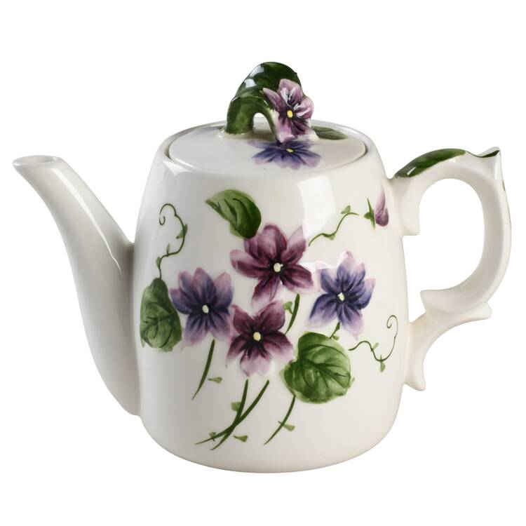Sweet Violets Teapot & Lid