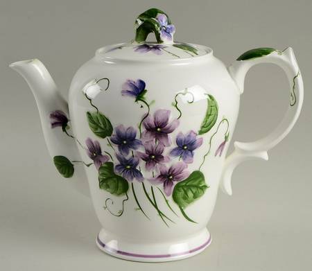 Sweet Violets Coffee Pot & Lid