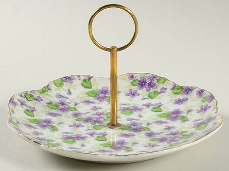 Violet Chintz Tidbit