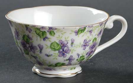 Violet Chintz Snack Cup