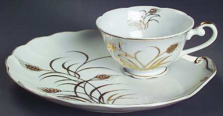 Wheat Snack Plate & Cup Set