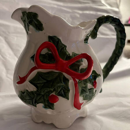 White Holly Creamer