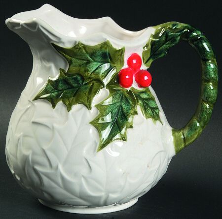 White Holly 16 Oz Pitcher