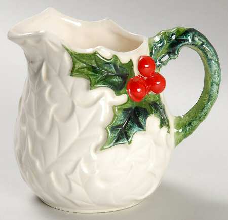White Holly Mini Creamer