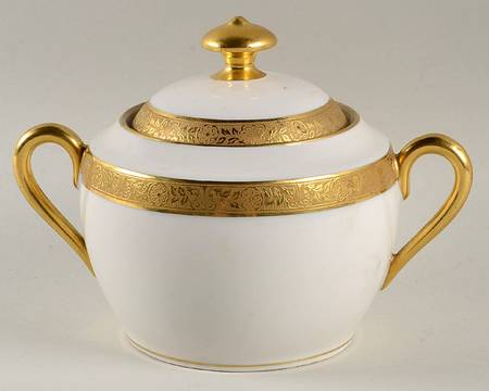Bourbon Sugar Bowl & Lid
