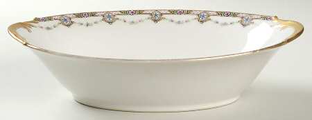 Clairette 9" Oval Vegetable Bowl