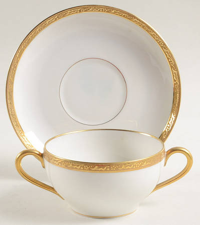 Elysee Flat Bouillon Cup & Saucer