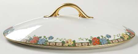 Fleurette Lid for Oval Vegetable