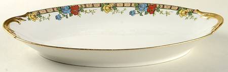 Fleurette 11" Oval Serving Platter