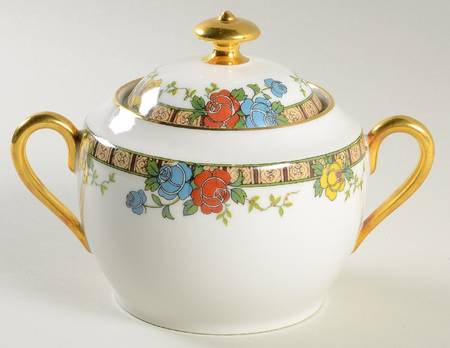 Fleurette Sugar Bowl & Lid