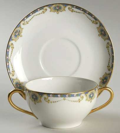 Grisette Flat Bouillon Cup & Saucer