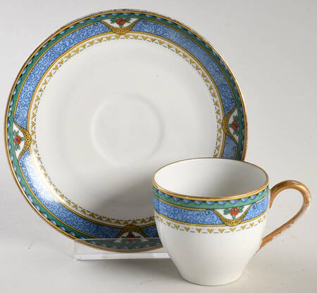 Orleans Flat Demitasse Cup & Saucer Set
