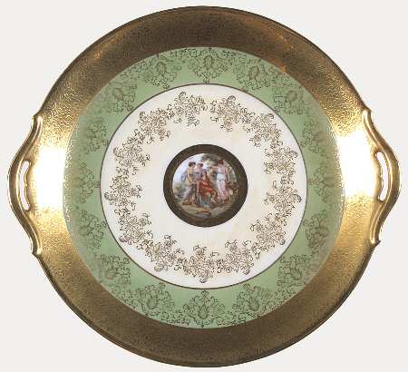 LEM1 Handled Cake Plate