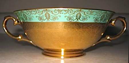 LEM1 Footed Cream Soup Bowl