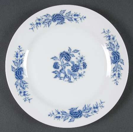 Blue Meissen Bread & Butter Plate