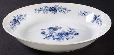 Blue Meissen Coupe Soup Bowl