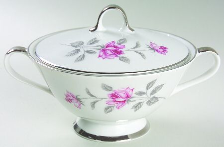 Enchanted Rose Sugar Bowl & Lid