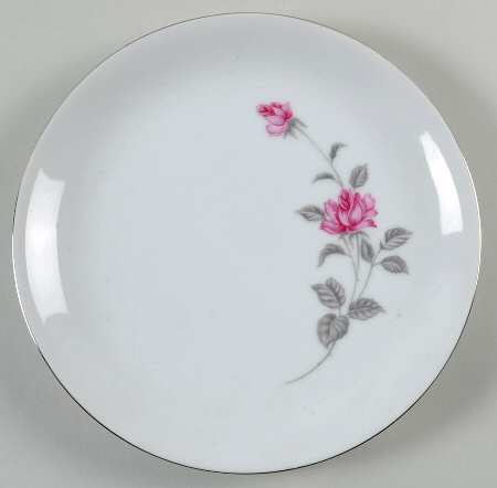 Enchanted Rose Salad Plate