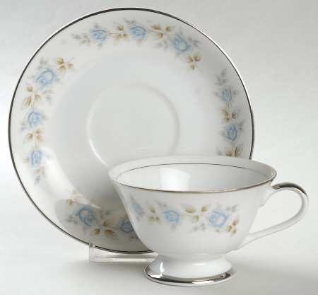 Rhapsody Footed Cup & Saucer Set