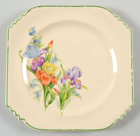 Iris Bouquet Bread & Butter Plate