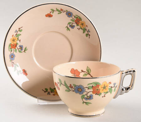 LEP4 Footed Cup & Saucer Set