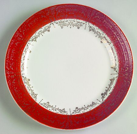 Maroon Emperor Dessert/Pie Plate