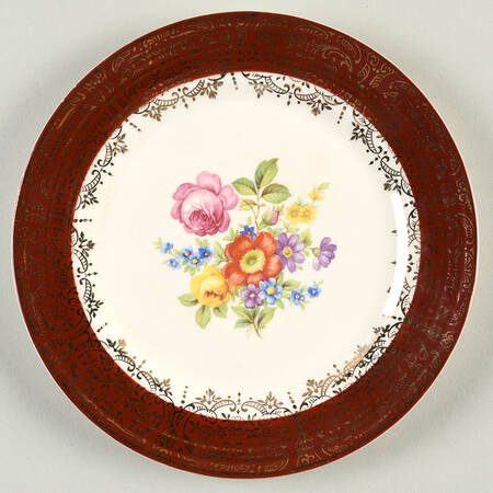Meissen Rose Dessert/Pie Plate
