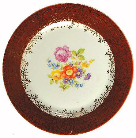 Meissen Rose Bread & Butter Plate