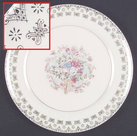 Old Mirror Dinner Plate