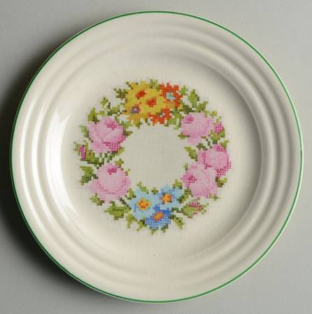 Petit Point Bread & Butter Plate