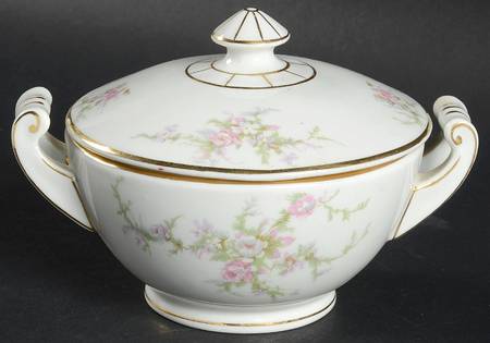 Dellrose Sugar Bowl & Lid
