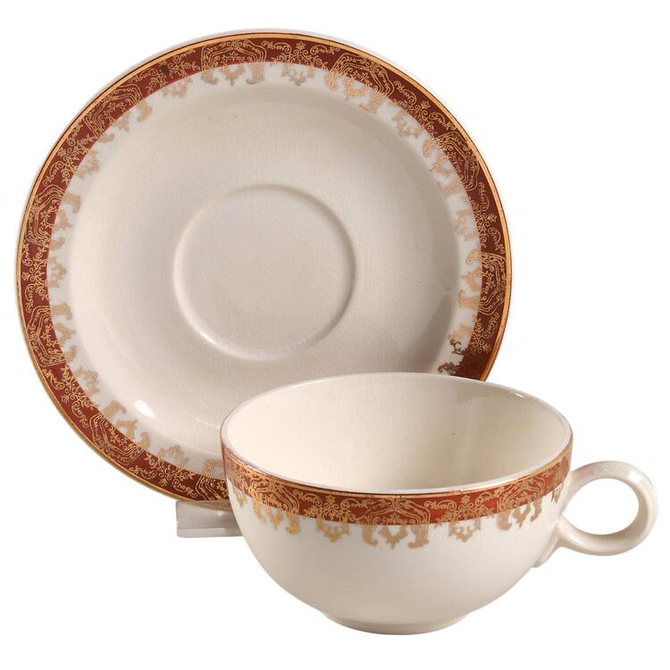 Ambassador Persian Flat Cup & Saucer Set