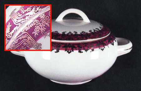 Ambassador Persian Sugar Bowl & Lid