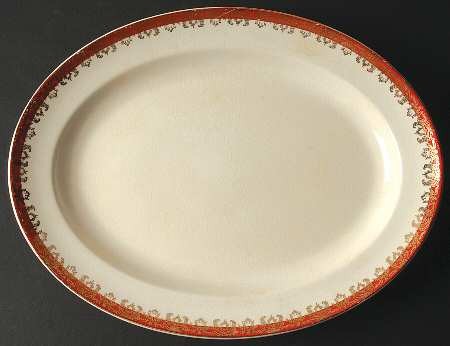 Ambassador Persian 13" Oval Serving Platter