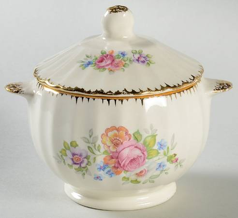 American Rose Sugar Bowl & Lid