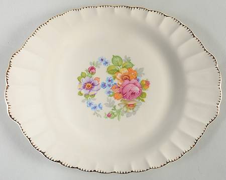 American Rose 11" Oval Serving Platter