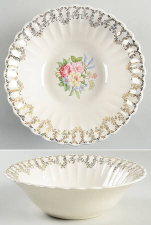Arcadia 9" Round Vegetable Bowl by Limoges-American