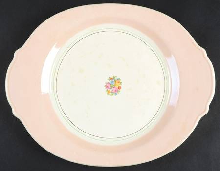 Blush Cotillion Pink 13" Oval Serving Platter