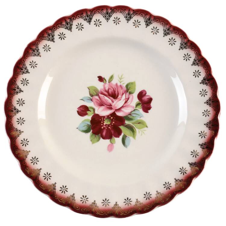 Bouquet Salad Plate by Limoges-American