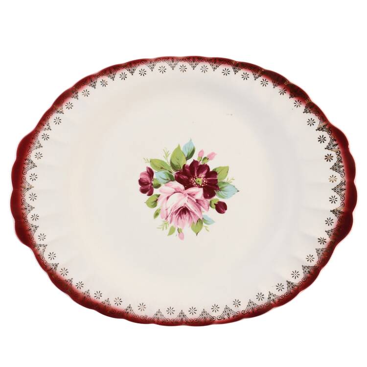 Bouquet 11" Oval Serving Platter
