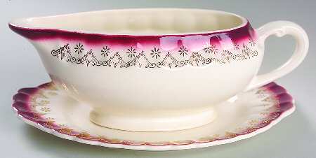 Bouquet Gravy Boat & Underplate/Relish