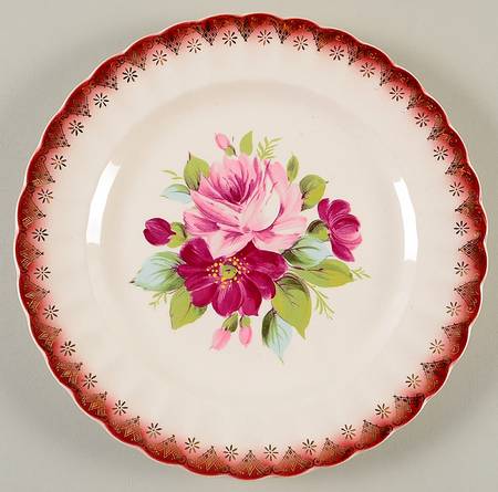 Bouquet Luncheon Plate