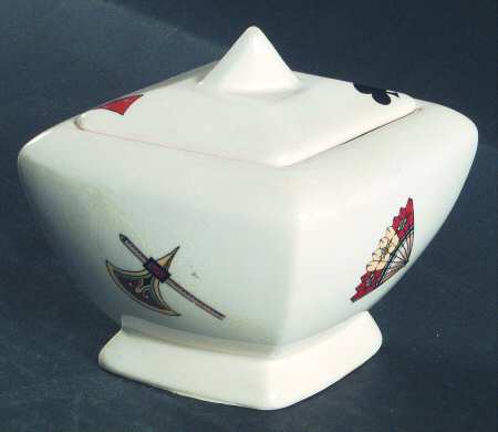 Casino Sugar Bowl & Lid